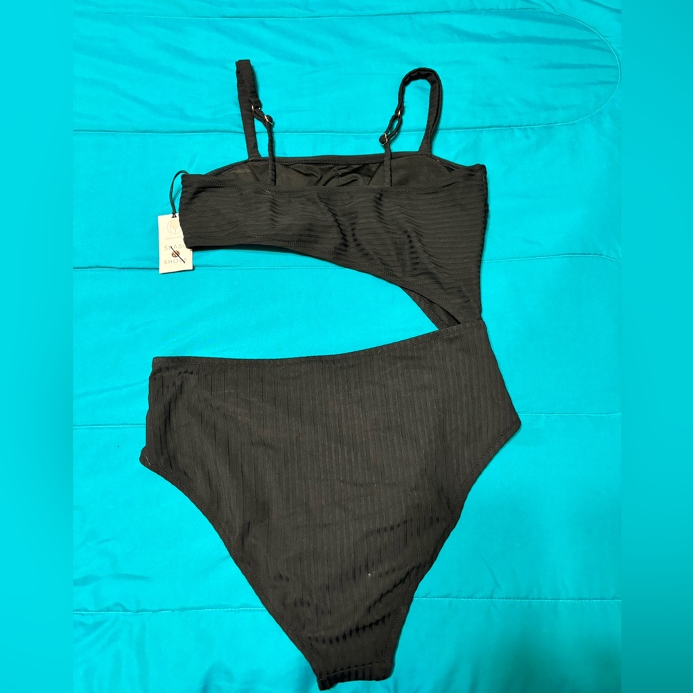 Women’s One piece black swim suit
